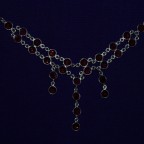 Silver Garnet necklace 111